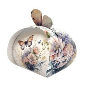 Kouzelný dárek 50g MOTÝL růžová - 12ks