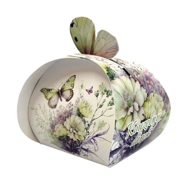 Kouzelný dárek 50g MOTÝL zelený - 12ks