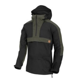 Bunda větrovka WOODSMAN ČERNÁ/TAIGA GREEN vel. XXL