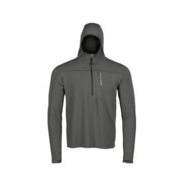 Mikina funkční se zipem LOCHSA MERINO SLATE ŠEDÁ vel. XL
