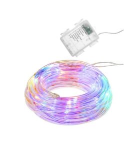 LED světelná hadice - 5m, 50LED, 8 funkcí, 3xAA, IP44, multicolor