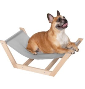 Lehátko pro psa SPRINGOS NAPPY šedé