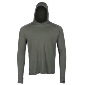 Mikina funkční LOCHSA MERINO SLATE ŠEDÁ vel. XXL