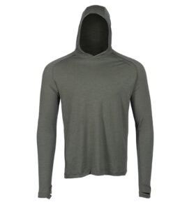 Mikina funkční LOCHSA MERINO SLATE ŠEDÁ vel. M