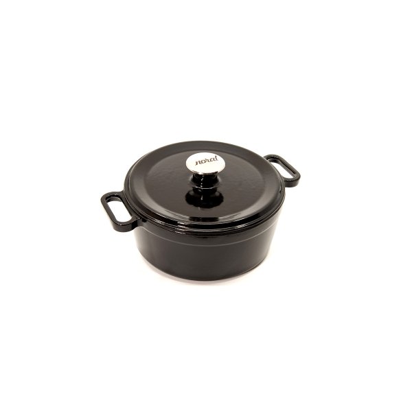 Litinový hrnec kulatý Noral černý