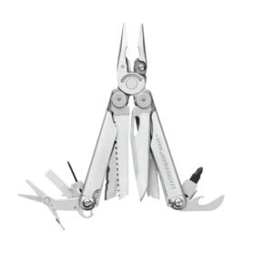 Leatherman kleště multifunkční skládací WAVE PLUS STŘÍBRNÉ
