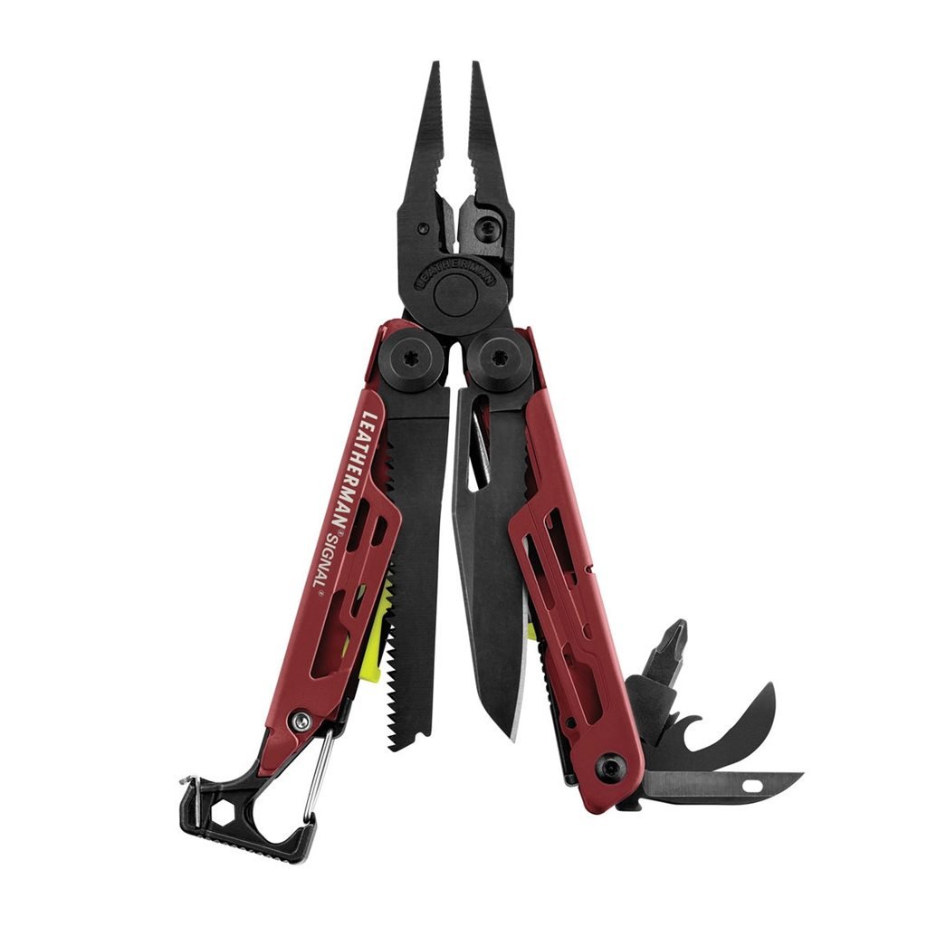Leatherman kleště multifunkční skládací SIGNAL CRIMSON