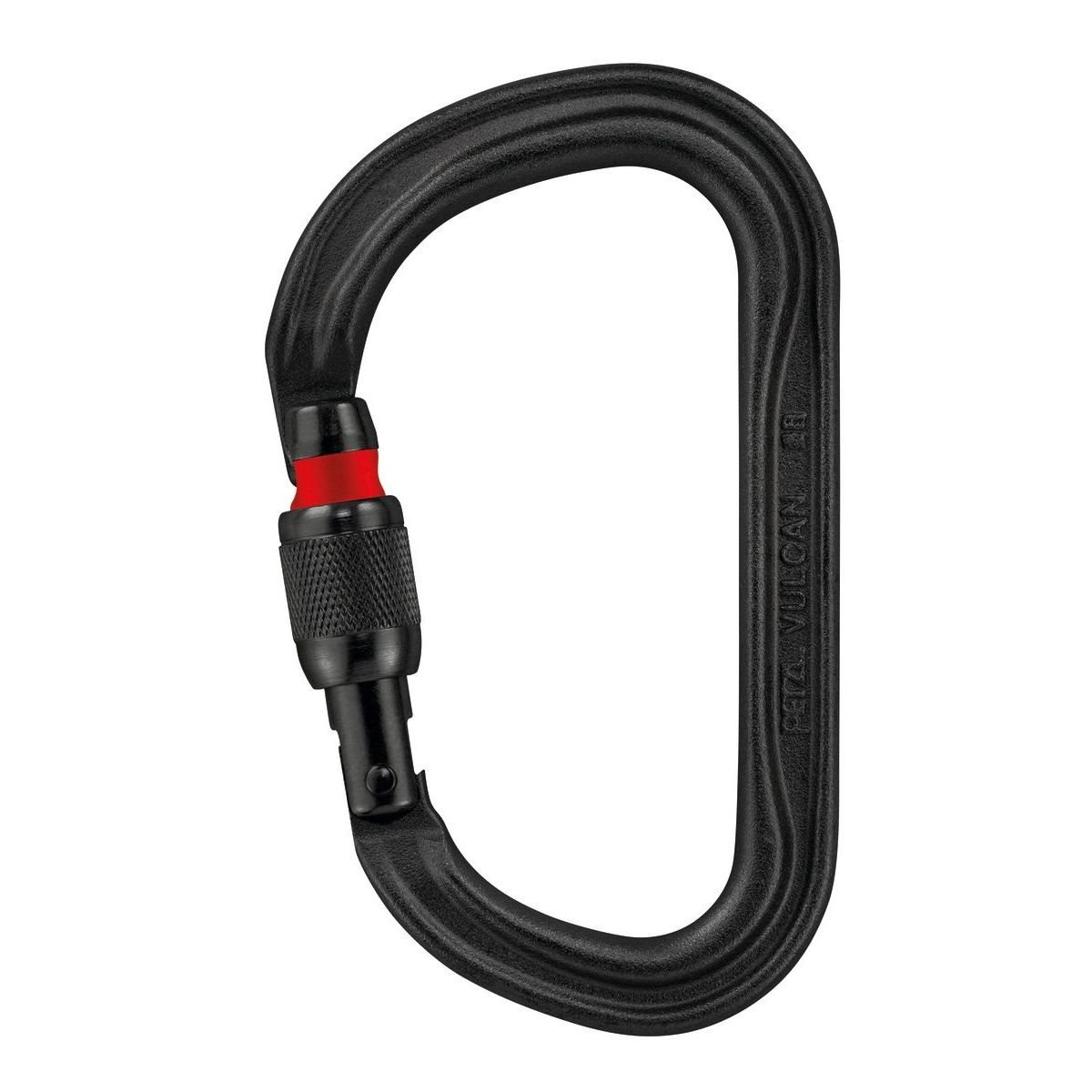 PETZL karabina VULCAN SCREW LOCK šroub. zámek ČERNÁ