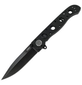 CRKT nůž zavírací DEADBOLT M16-03DB hladké ostří ČERNÝ
