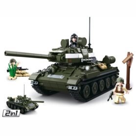 Sluban B0689 Sluban stavebnice SOVĚTSKÝ TANK T-34/85 2v1