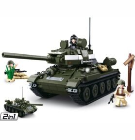 Sluban B0689 Sluban stavebnice SOVĚTSKÝ TANK T-34/85 2v1