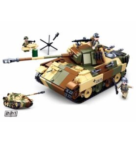 Sluban B0859 Sluban stavebnice STŘEDNÍ TANK PANZER V PANTHER 2v1