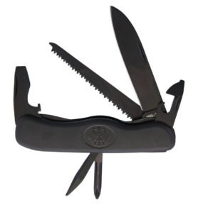 MIL-TEC nůž zavírací multifunkční s orlicí ČERNÝ