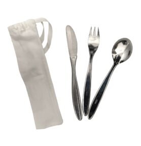 Příbor hliníkový RETRO MIKOV set s obalem