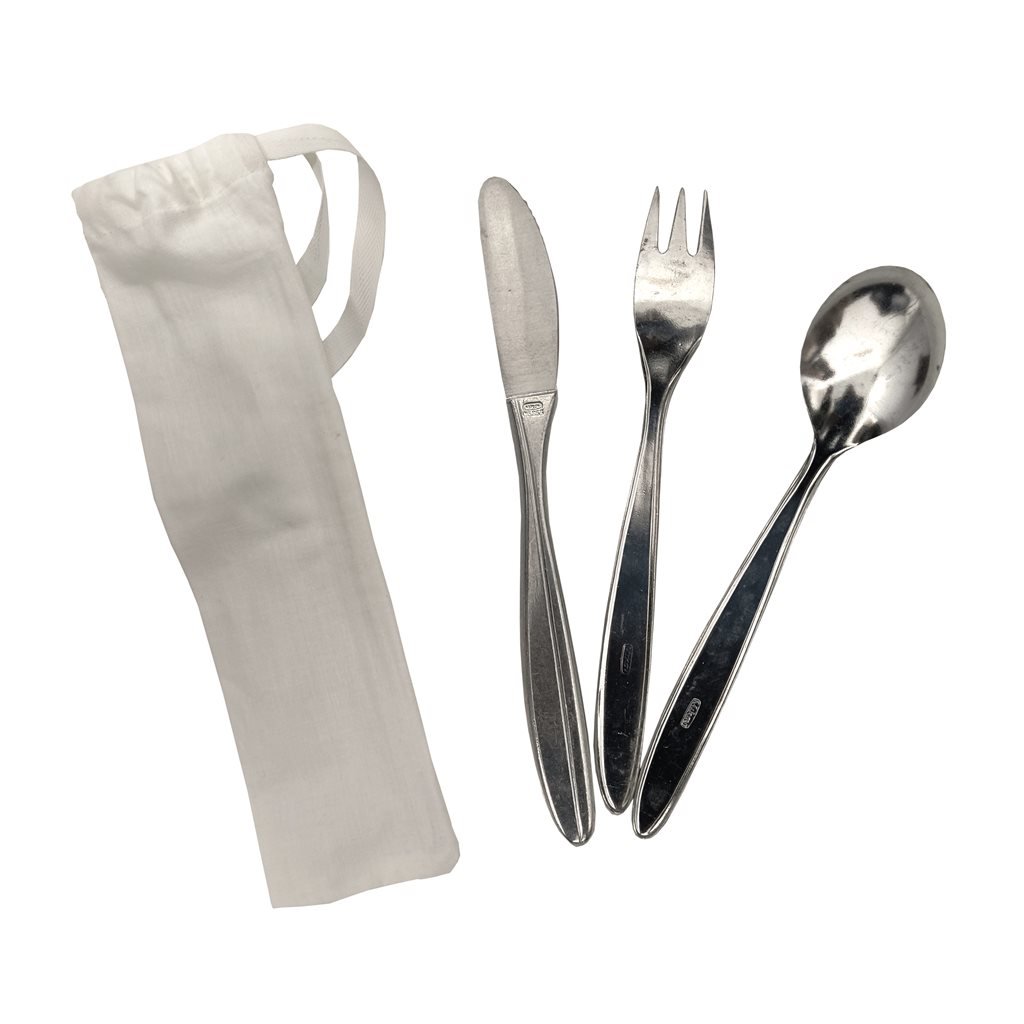 Příbor hliníkový RETRO MIKOV set s obalem