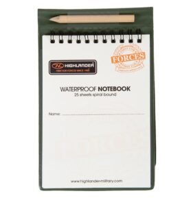 PRO-FORCE blok/zápisník voděodolný, včetně tužky a podložky, 25 listů