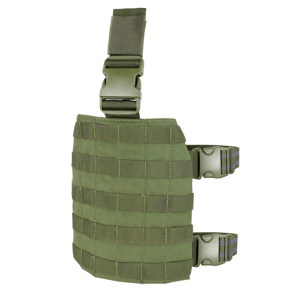 CONDOR OUTDOOR panel stehenní MOLLE DROP LEG - ZELENÝ