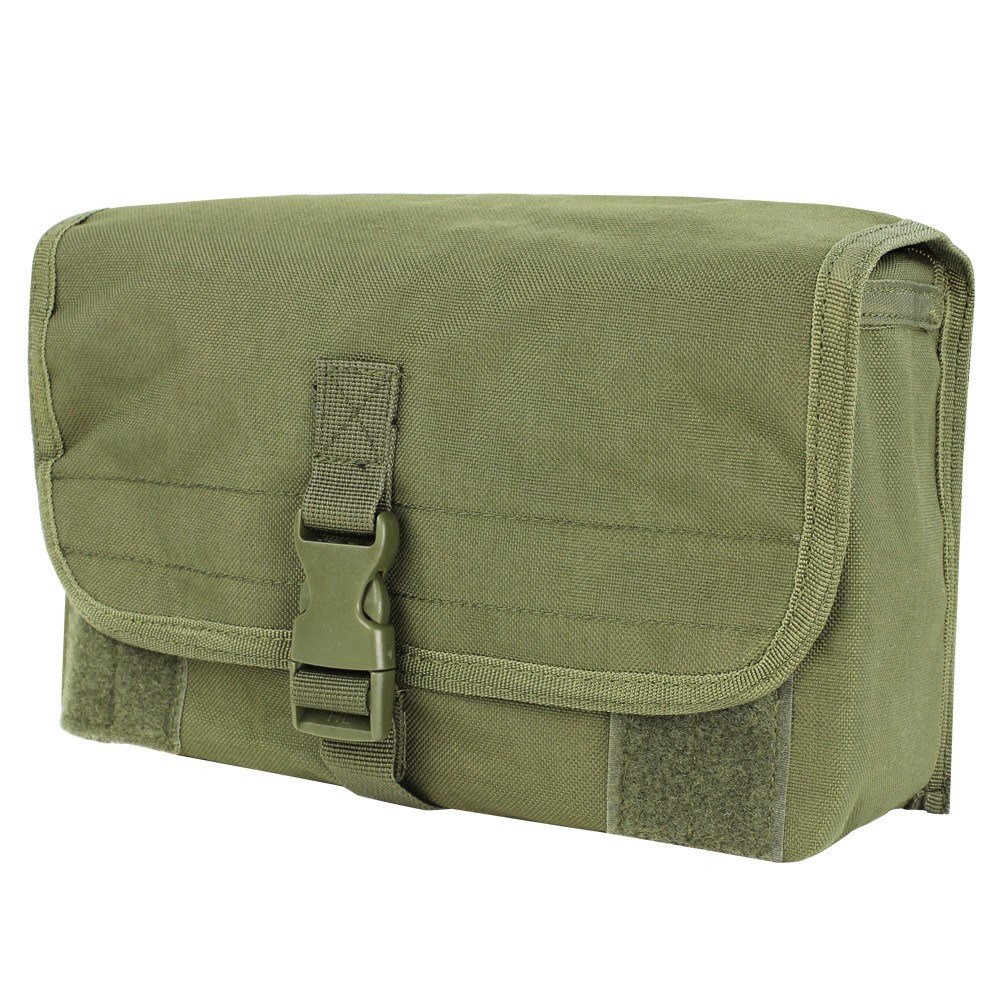 CONDOR OUTDOOR pouzdro MOLLE na plynovou masku - ZELENÉ