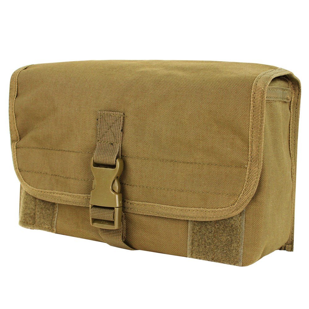 CONDOR OUTDOOR pouzdro MOLLE na plynovou masku - COYOTE BROWN