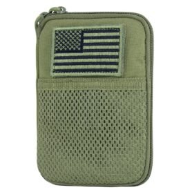 CONDOR OUTDOOR pouzdro MOLLE univerzální s vlajkou ZELENÉ