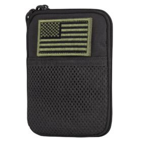 CONDOR OUTDOOR pouzdro MOLLE univerzální s vlajkou ČERNÉ