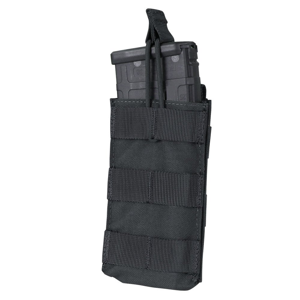 CONDOR OUTDOOR sumka MOLLE na zásobník M16 otevřená ČERNÁ