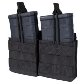 CONDOR OUTDOOR sumka MOLLE na zásobníky 2xM14 otevřená ČERNÁ
