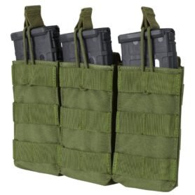 CONDOR OUTDOOR sumka MOLLE trojitá na zásob. 3xM4 otevřená ZELENÁ