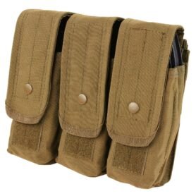 CONDOR OUTDOOR sumka MOLLE trojitá na zásobníky AK COYOTE BROWN