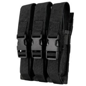 CONDOR OUTDOOR sumka MOLLE trojitá na zásobníky MP5 ČERNÁ