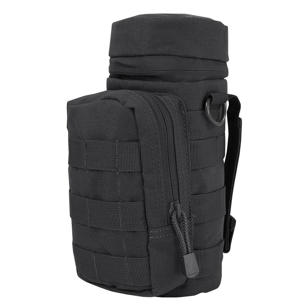 CONDOR OUTDOOR pouzdro MOLLE H2O na láhev ČERNÉ