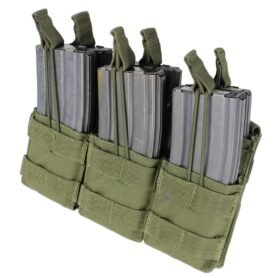CONDOR OUTDOOR sumka MOLLE trojitá na zásob. 6xM16 otevřená ZELENÁ