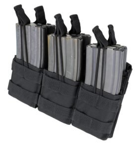 CONDOR OUTDOOR sumka MOLLE trojitá na zásob. 6xM16 otevřená ČERNÁ