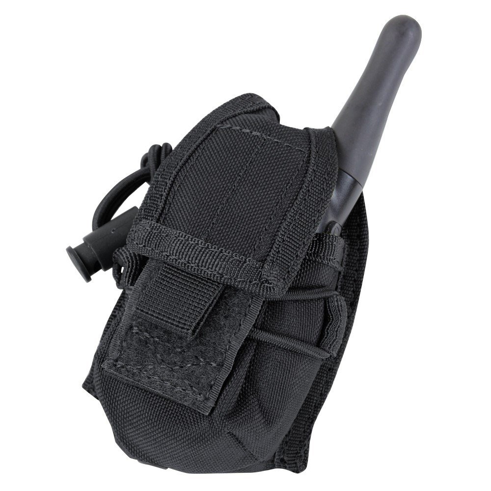CONDOR OUTDOOR pouzdro MOLLE HHR na rádio ČERNÉ