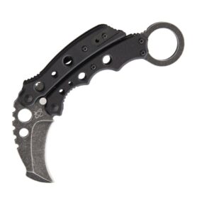 Nůž motýlek KARAMBIT VUJA DE ČERNÝ