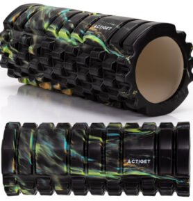 Masážní válec střední tvrdost ACTIGET ACT0033 černo-zelený