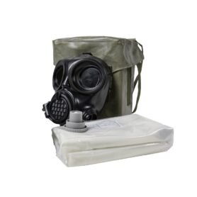 Maska plynová OM-90 + oblek JP-90 v použité brašně vel. 2