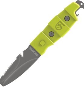 ESEE nůž s pevnou čepelí AKUA potapěčský kombinované ostří ZELENÝ