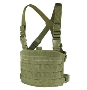 CONDOR OUTDOOR vesta taktická MOLLE CHEST RIG PANEL ZELENÁ