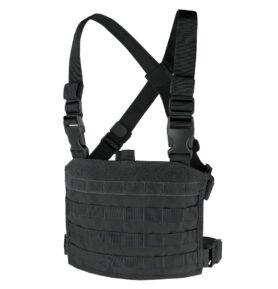 CONDOR OUTDOOR vesta taktická MOLLE CHEST RIG PANEL ČERNÁ