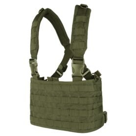 CONDOR OUTDOOR vesta taktická MOLLE CHEST RIG OPS ZELENÁ