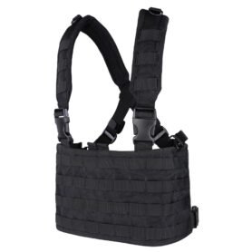 CONDOR OUTDOOR vesta taktická MOLLE CHEST RIG OPS ČERNÁ