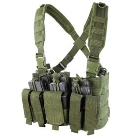 CONDOR OUTDOOR vesta taktická RECON CHEST RIG ZELENÁ