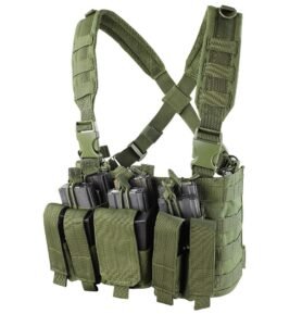CONDOR OUTDOOR vesta taktická RECON CHEST RIG ZELENÁ