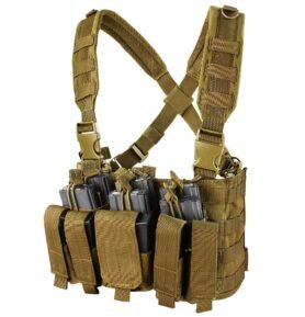 CONDOR OUTDOOR vesta taktická RECON CHEST RIG COYOTE BROWN