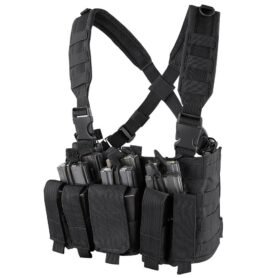 CONDOR OUTDOOR vesta taktická RECON CHEST RIG ČERNÁ