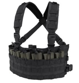 CONDOR OUTDOOR vesta taktická RAPID ASSAULT CHEST RIG ČERNÁ
