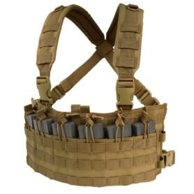 CONDOR OUTDOOR vesta taktická RAPID ASSAULT CHEST RIG COYOTE BROWN