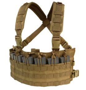 CONDOR OUTDOOR vesta taktická RAPID ASSAULT CHEST RIG COYOTE BROWN