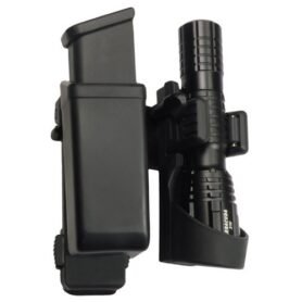ESP pouzdro rotační MOLLE pro zásobník 9mm LUGER a svítilnu
